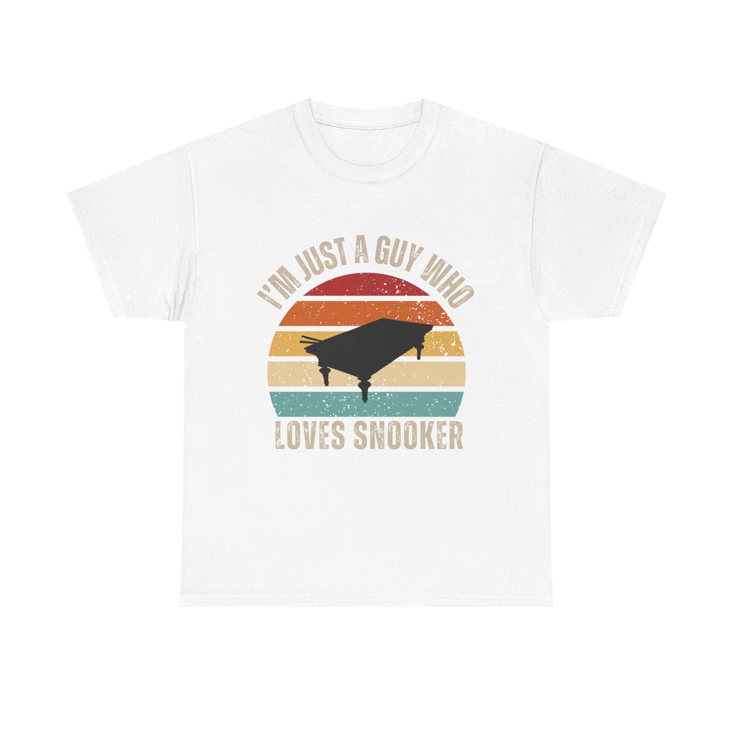 Snooker Sunset Tee - I'm just a guy who loves snooker