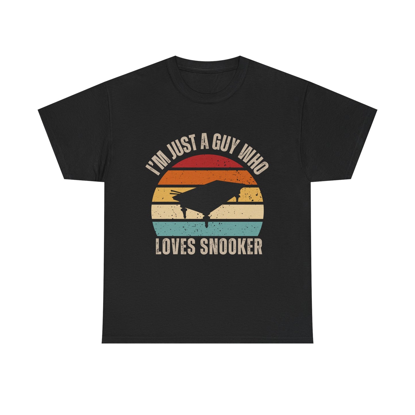 Snooker Sunset Tee - I'm just a guy who loves snooker