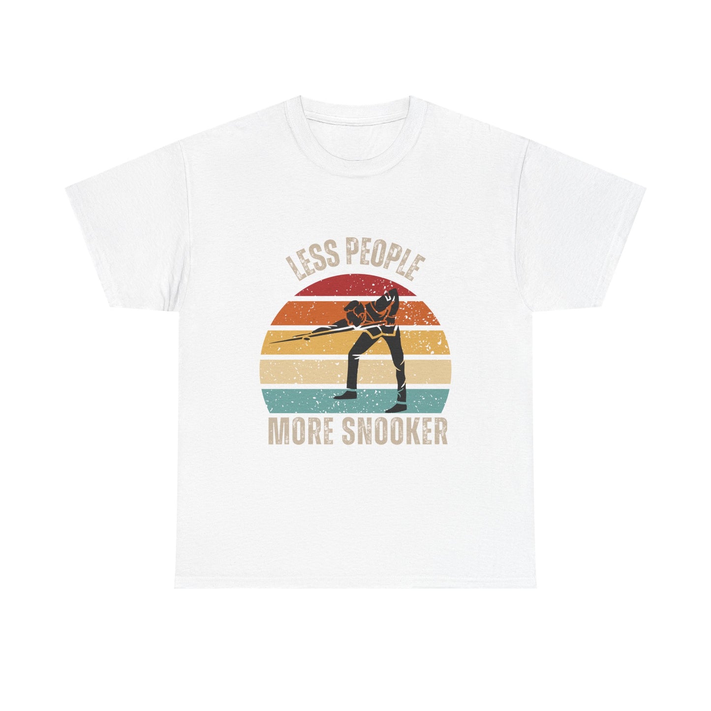 Sunset Snooker Tee - Less people more snooker