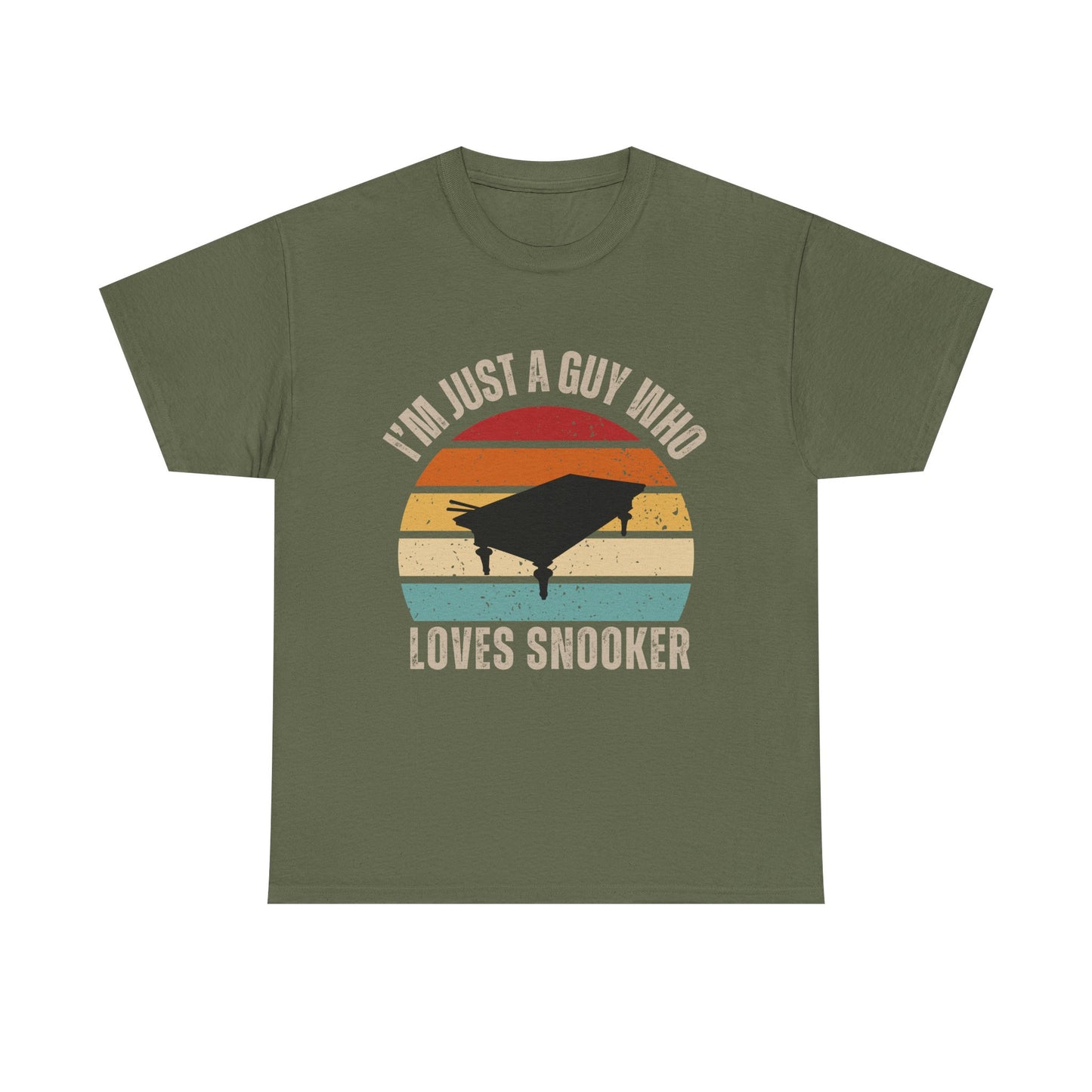 Snooker Sunset Tee - I'm just a guy who loves snooker