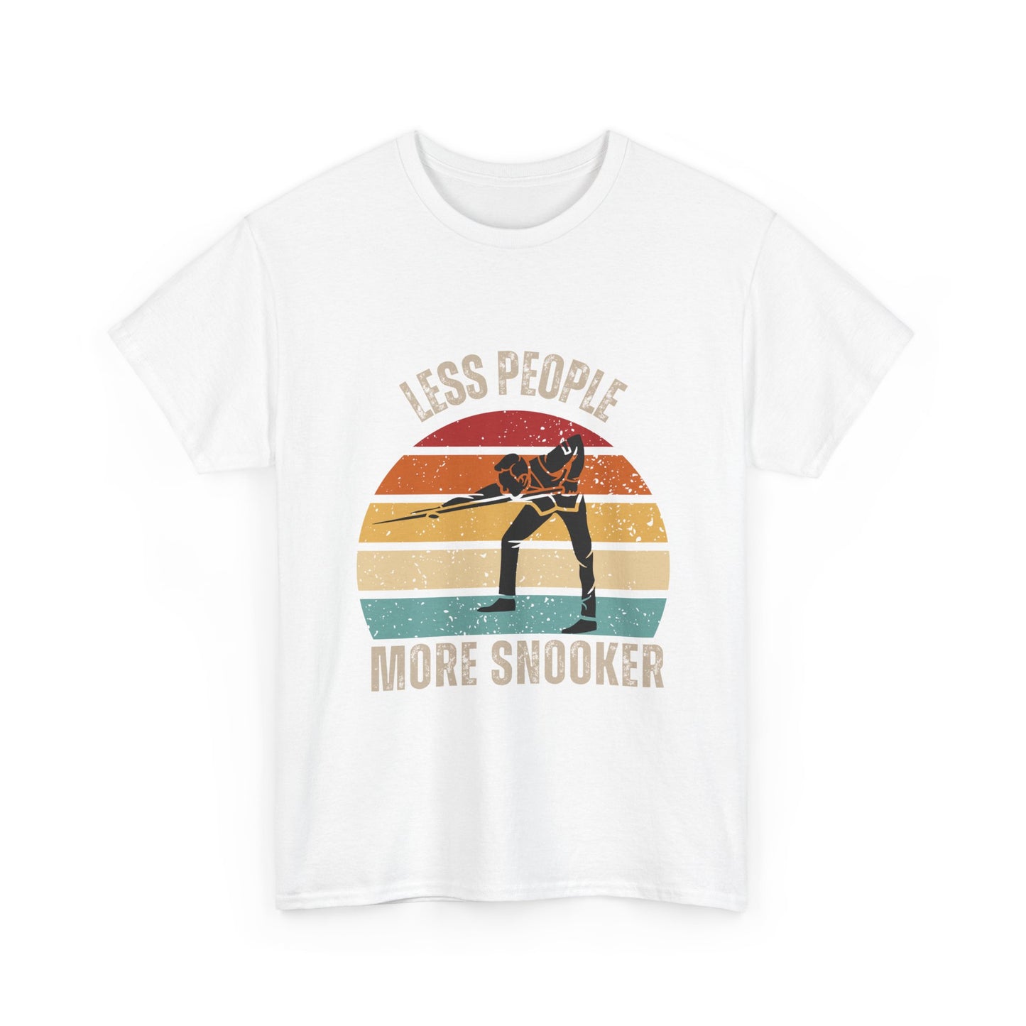 Sunset Snooker Tee - Less people more snooker