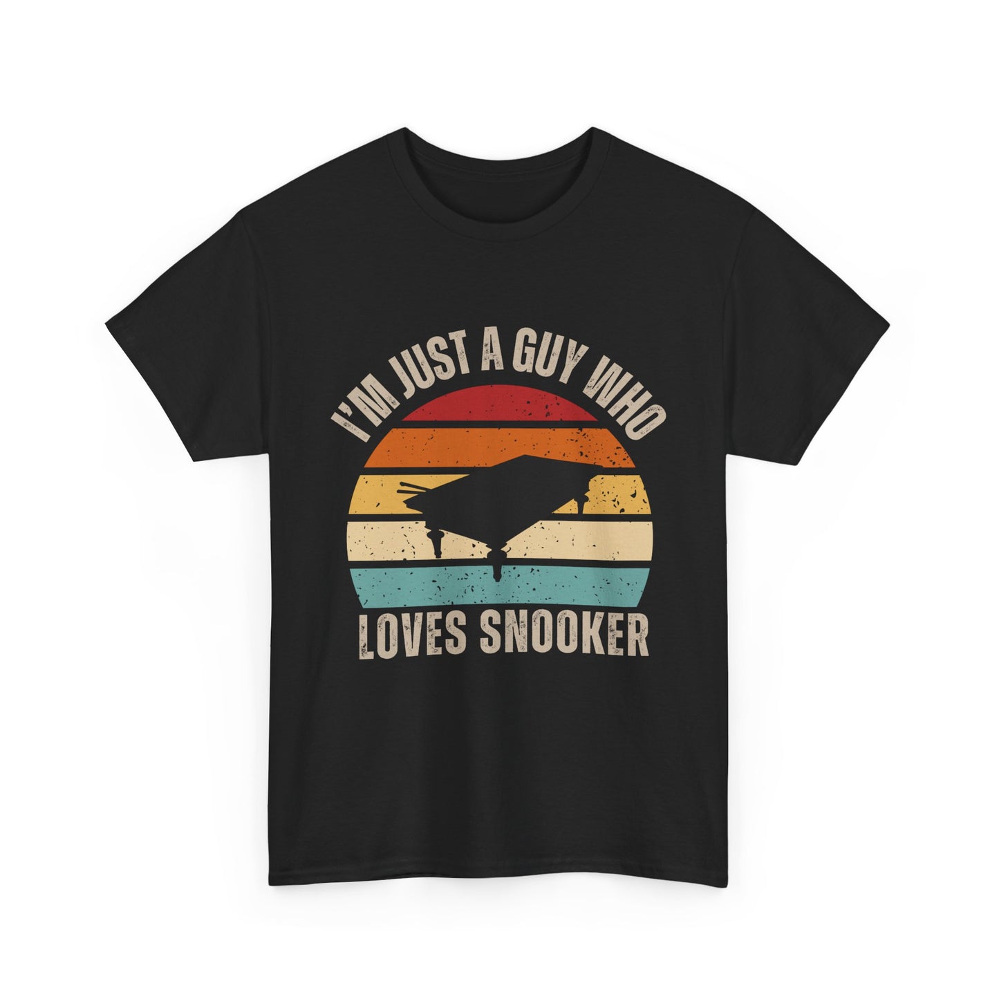Snooker Sunset Tee - I'm just a guy who loves snooker
